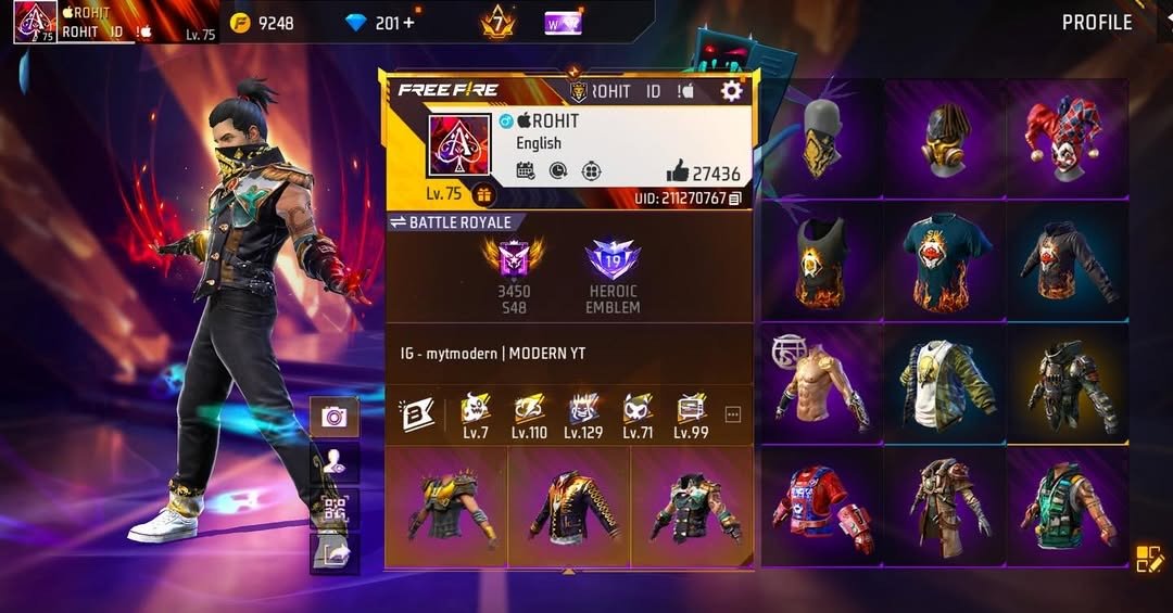 Free Fire Best free fire 🔥 id sale today Account Buy